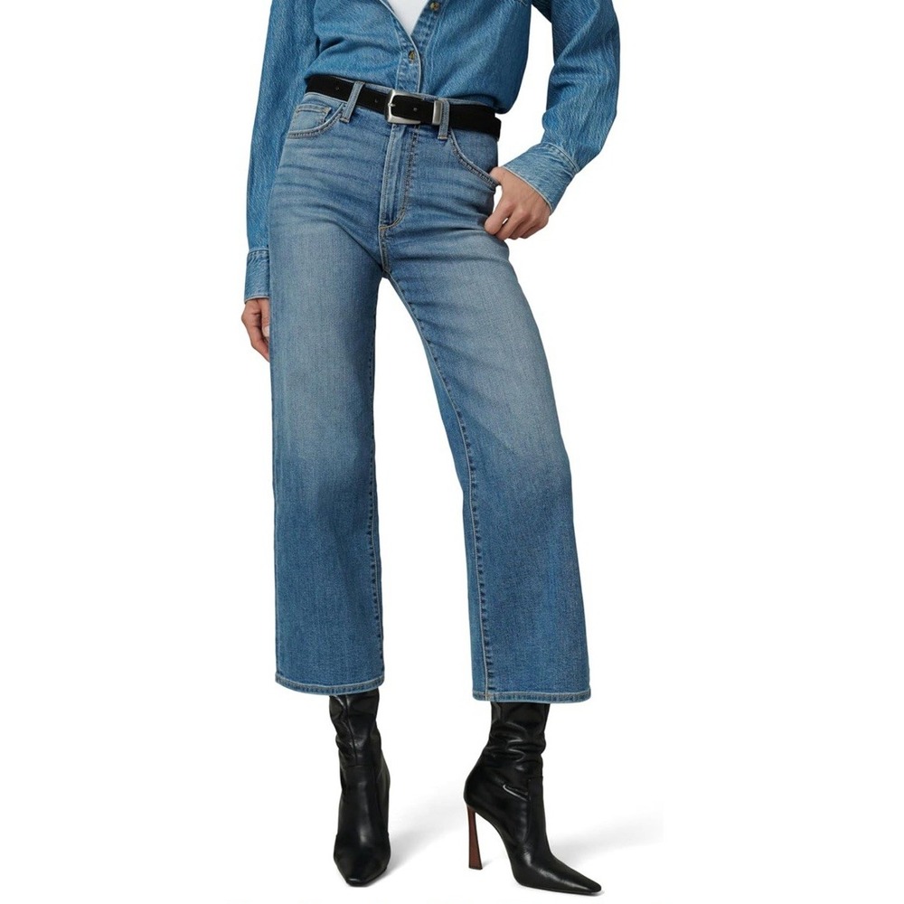 NWT‎ Joe's Women's The Blake High Rise Crop Wide Leg Jean - No Promises - Sz 32